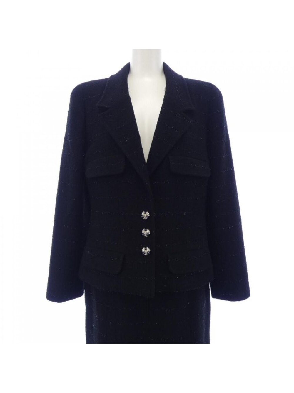 Chanel Vintage Suit Black